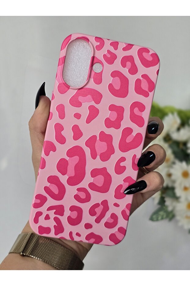 حافظة هاتف آيفون 16 بلس متوافقة مع طباعة الفهد من الداخل - 2