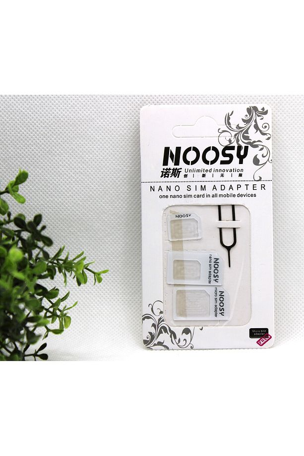 Nano Ve Micro Sim Kart Aparatı, Dönüştürücü Sim Adaptörü 4'lü Set - 1