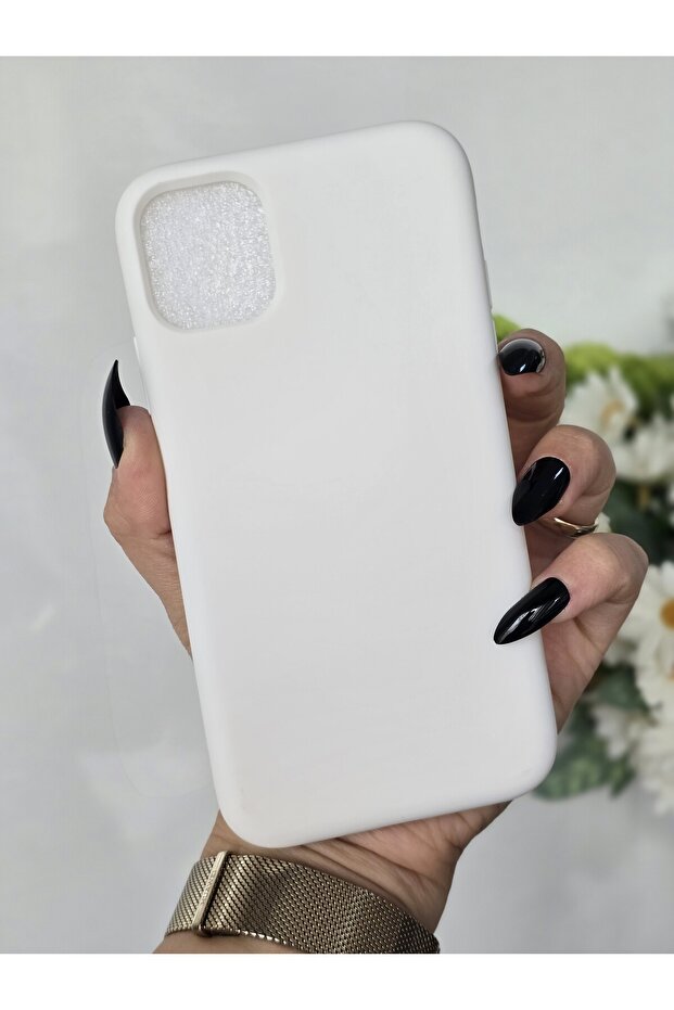 حافظة هاتف بيضاء متوافقة مع هاتف Iphone 11 - 1