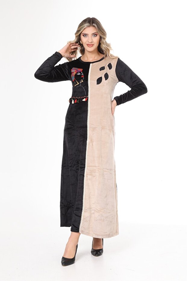 ROCHIE DE CATIF DE DAMĂ MÂNECĂ LUNGĂ - 5