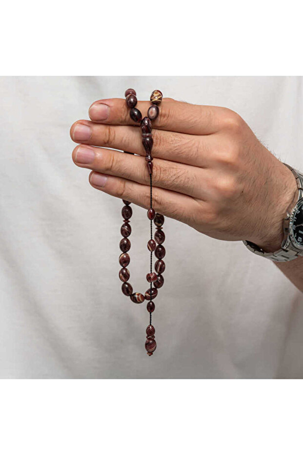 سبحة صلاة عنبرية قابلة للضغط - 5