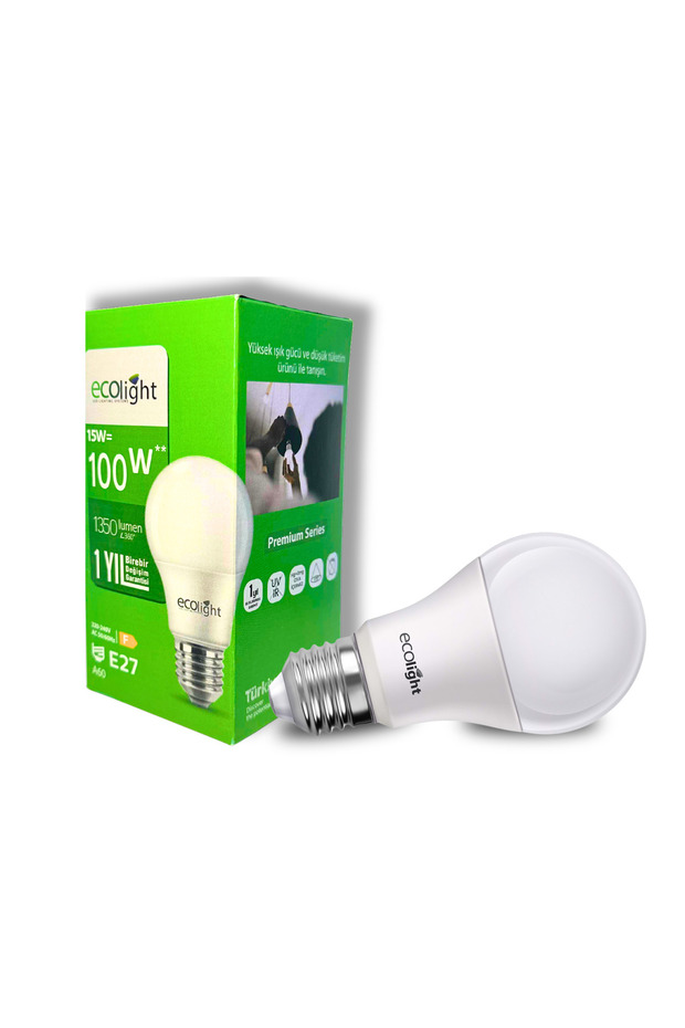 15 W Beyaz Led Ampul E27 - 1