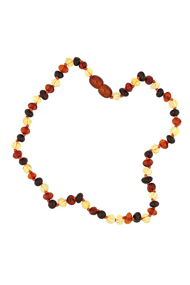 Baby Drop Amber Teeth Necklace