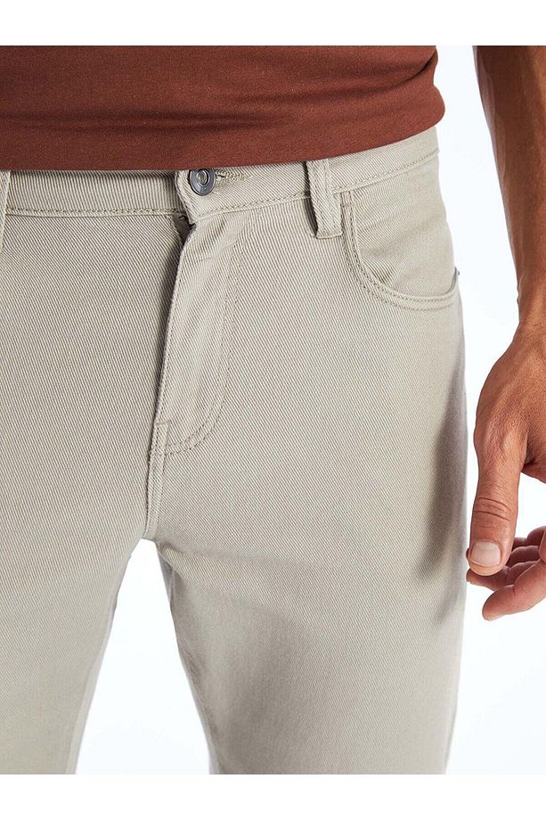 LCWAIKIKI Basic Dar Kalıp Erkek Chino Pantolon - 4