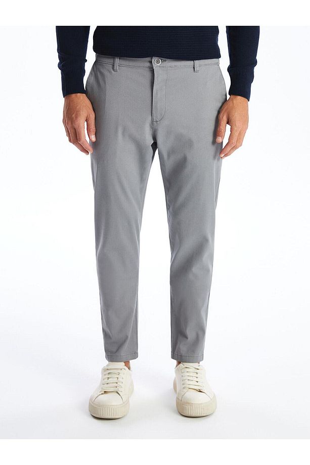 LCWAIKIKI Basic Dar Kalıp Erkek Chino Pantolon - 3