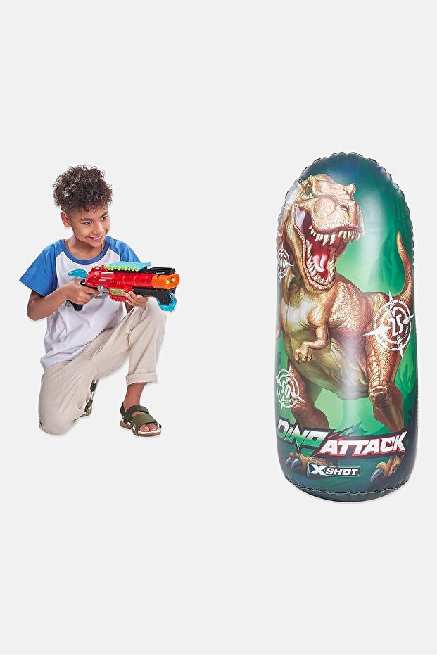 Dino Attack Inflatable Dino Target, Red Combo - 2