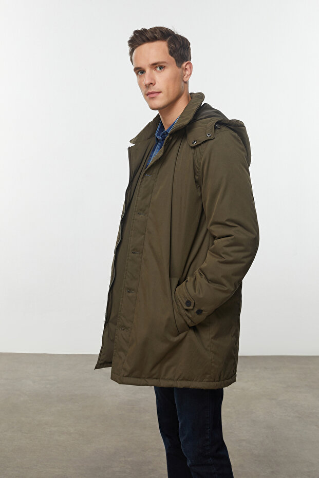 ÇIKARILABİLİR KAPÜŞONLU PARKA - 4