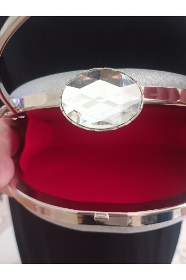 Geanta de mână elegantă gri - 6