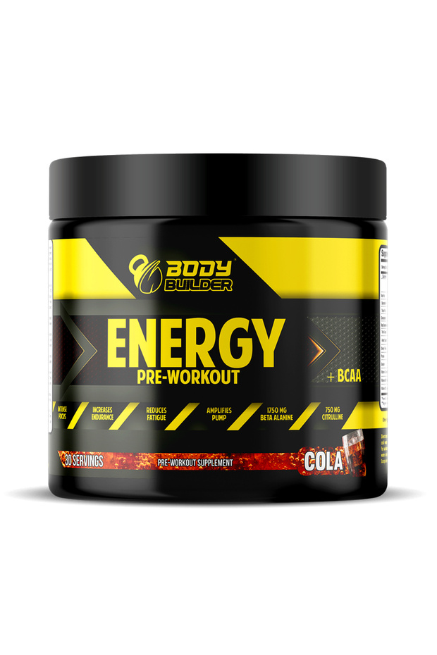Energy Pre workout Plus BCAA, Cola, 30 - 1
