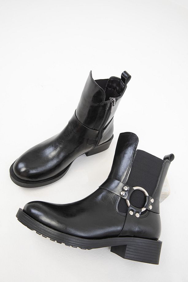 Siyah Kadın Bot & Bootie 19832 - 4