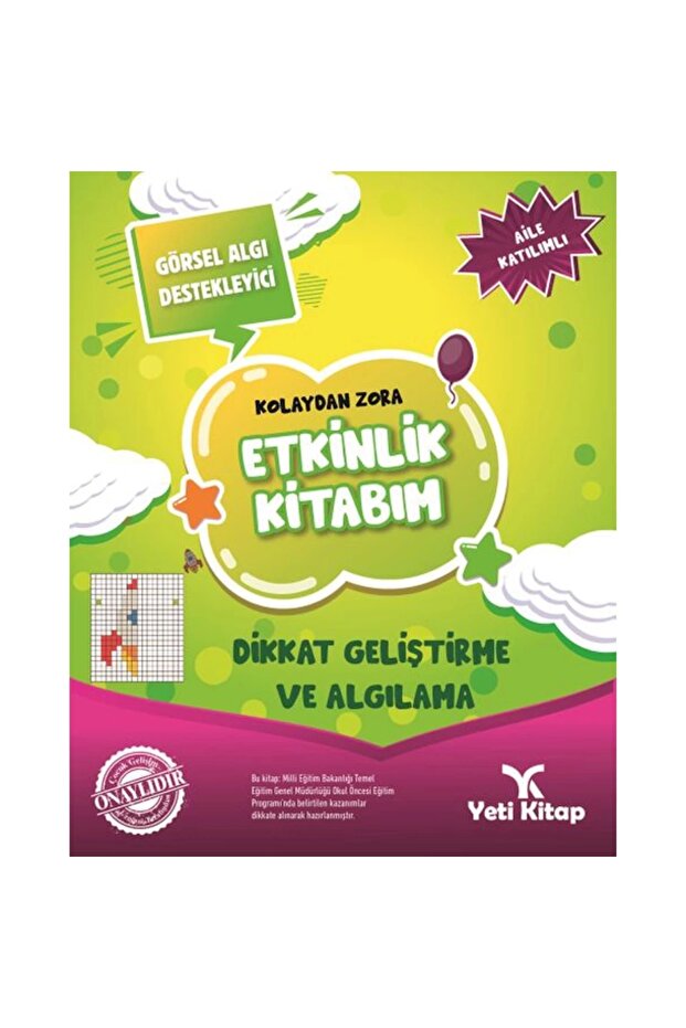 Yeti Yay - Kolaydan Dikkat Geliştirme Ve Algılama Kitabım