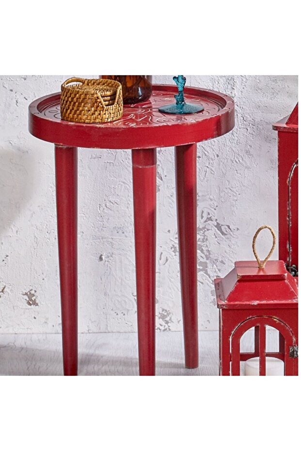 Friendly kırmızı sehpa - 3