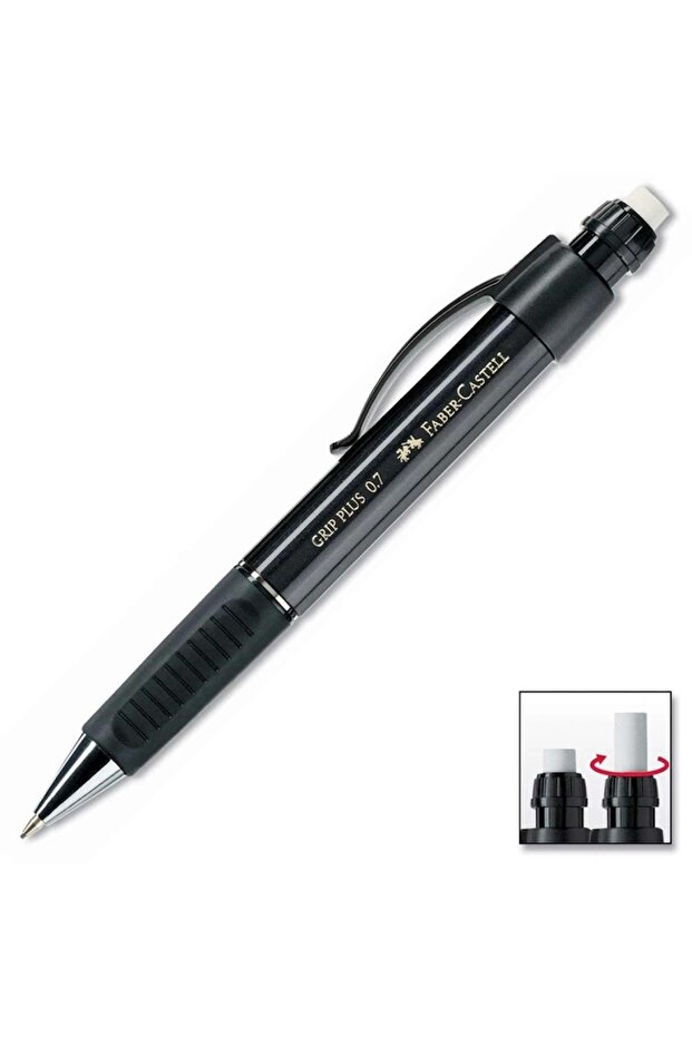 Faber Castell Grip Plus Siyah 0.7mm Versatil Kalem