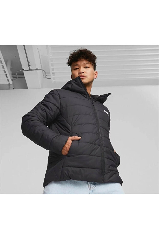 Erkek Mont Siyah 848938-01 Ess Padded - 2