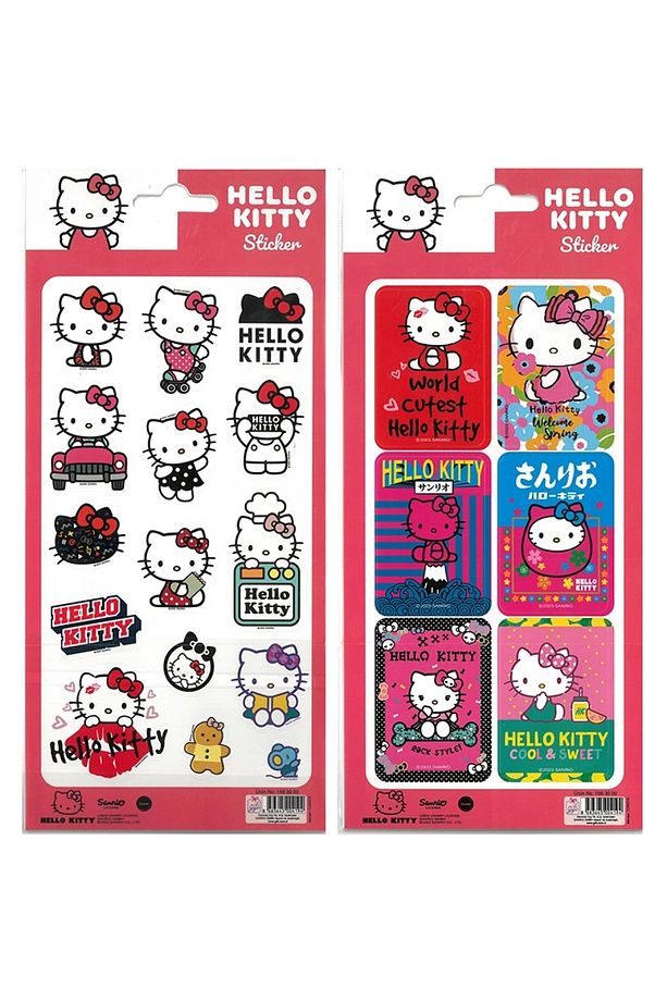 HELLO KİTTY/KUROMİ KAĞIT STİCKER 2'Lİ SET - 4