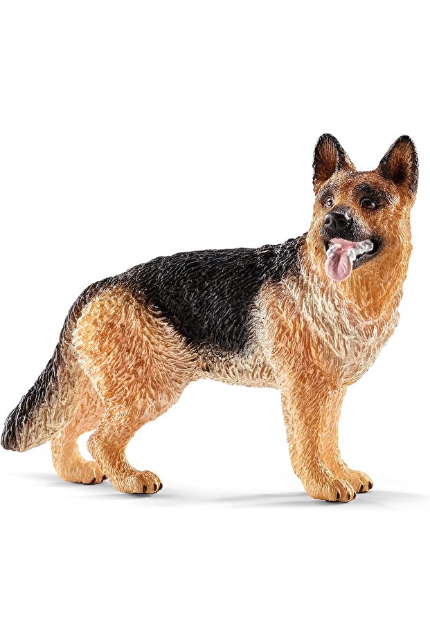German Shepherd Figurine – Realistic Working Dog Model for Kids (Ages 3–8)