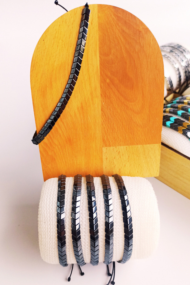 سوار سلسلة مكرامية للرجال - 1