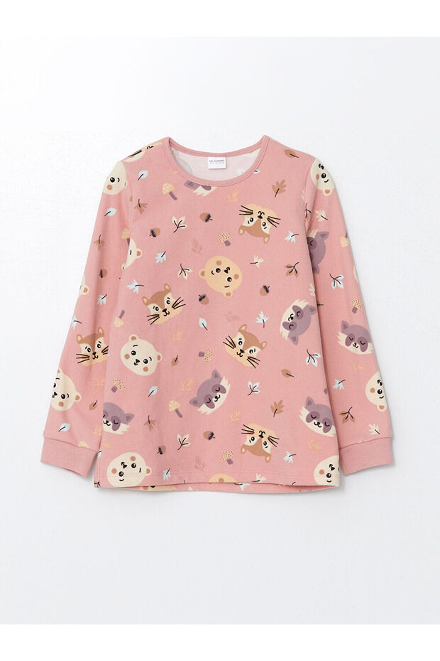 Lcwk Bisiklet Yaka Polar Kız Çocuk Pijama Takımı - 2