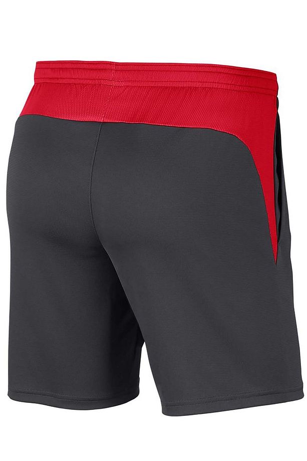 M Nk Df Acdpr Short Kp Bv6924-062 Siyah & Kırmızı Erkek Futbol Şortu - 3