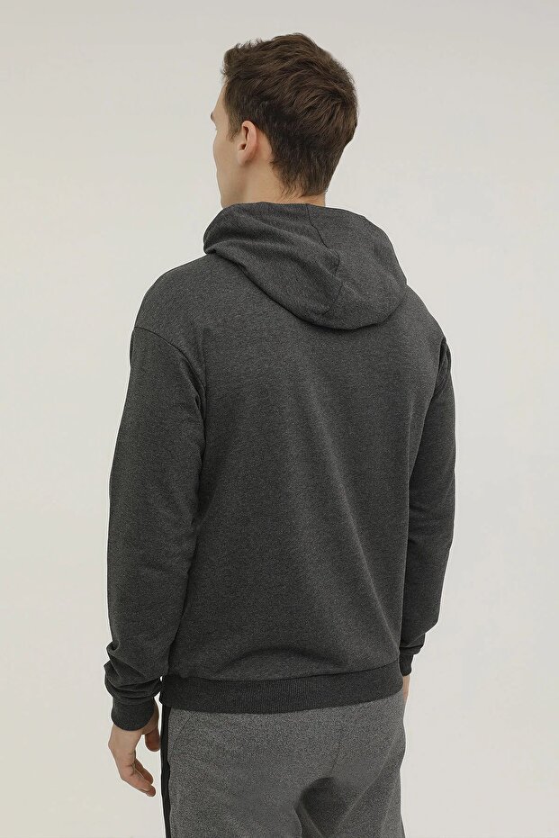 2w M-sn73 Basıc Hoodıe 2pr,antrasıt M, S - 2