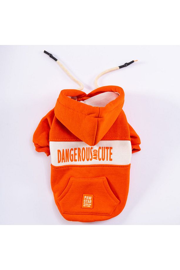 Turuncu Cute Köpek Hoodie Köpek Sweat Köpek Kıyafeti Kedi Kıyafeti - 3