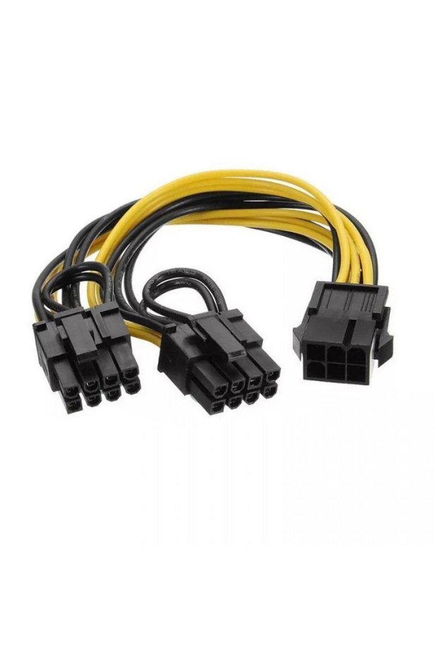 30cm 6 Pin Pci Express Female to 6+2 8 Pin Cable 30cm 6+2 Power Power Cable