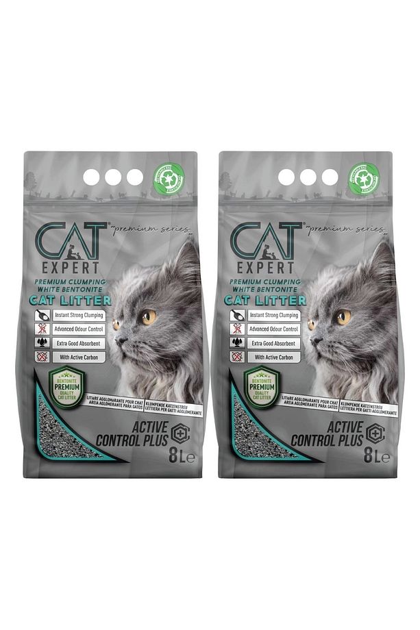 Active Control Plus Aktif Karbonlu Topaklanan Koku Hapseden 2x8 = 16 Lt Kedi Kumu - 3