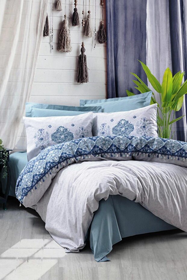 طقم غطاء لحاف كاندي فردي من جيني بلو - 1