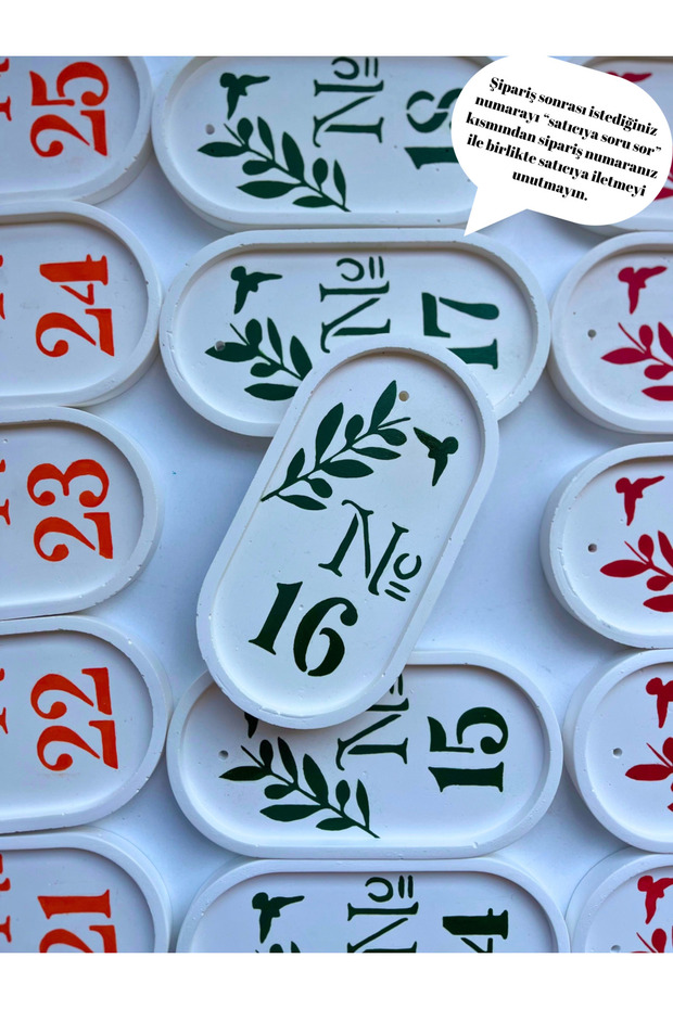 Bottiko Beton Kapı Numaralığı Model2 - 1