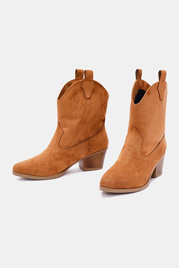 Tepic Kadın Camel Western Bot - 5