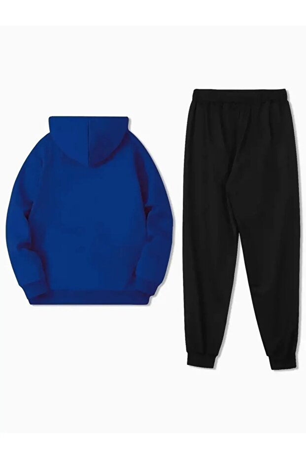 Unisex tepláková souprava větší velikosti - mikina s kapucí a tepláky Jogger - 2