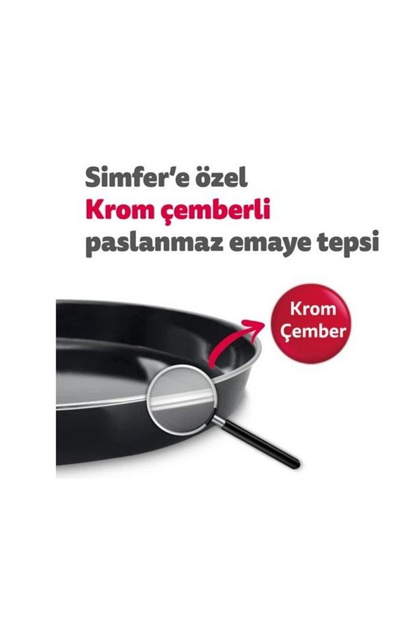 Simfer 4503 Inox 45 Litre Turbo Midi Fırın - 4