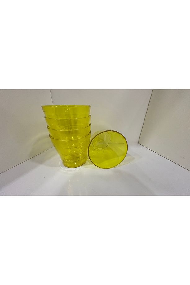 Renkli Orkide Saksı Cameks 1.5 lt SARI 5 ADET - 1