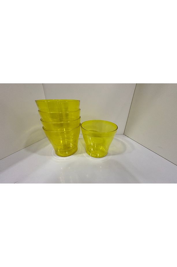 Renkli Orkide Saksı Cameks 1.5 lt SARI 5 ADET - 2