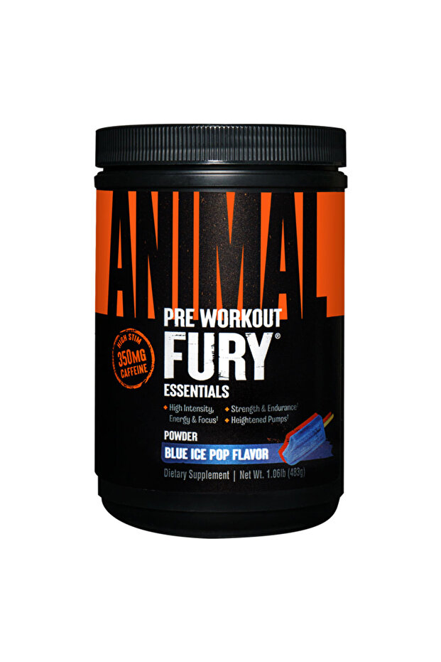 Animal Fury, Blue Ice Pop, 30, Strong Pumping, Unlimited Focus