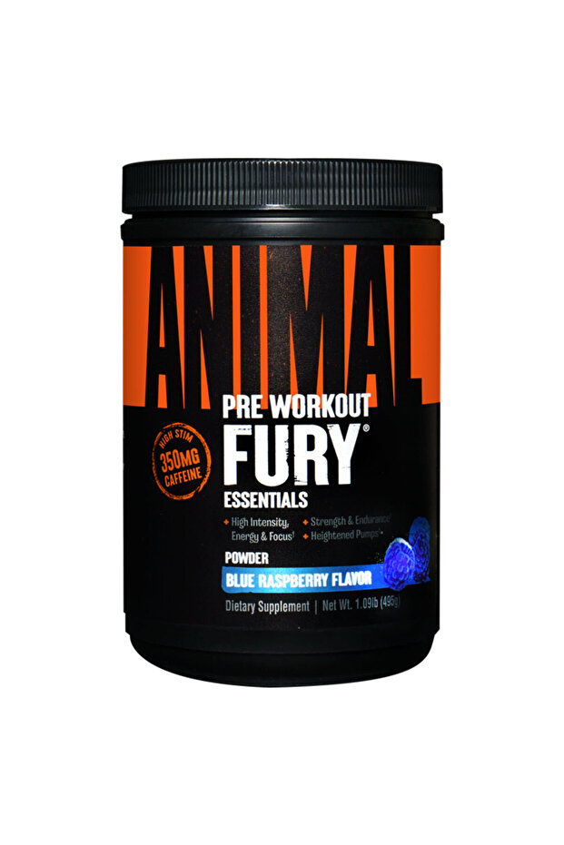 Animal Fury, Blue Raspberry, 30