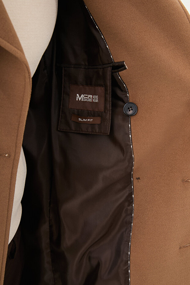 معطف ذو الياقة المدببة - 6