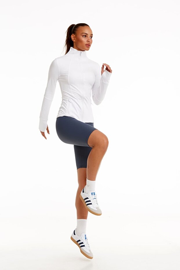 Birdiesmooth - White Pilates Jacket - 7