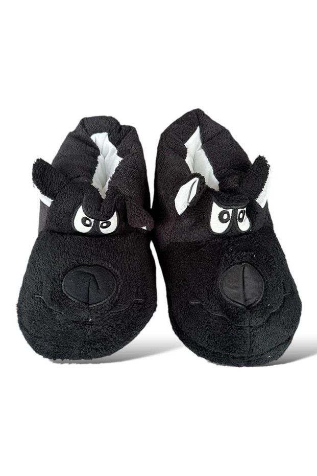 Unisex Soundless Home Slippers Black