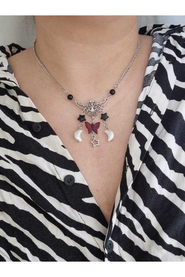 Gothic Vintage Necklace Y2K Halloween