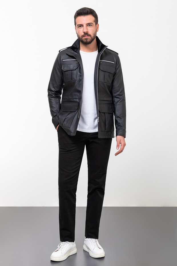 TRENCH HAKİM YAKA - 4