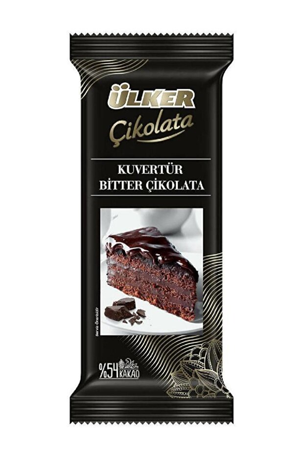Bitter Kuvertür Çikolata 200 gr