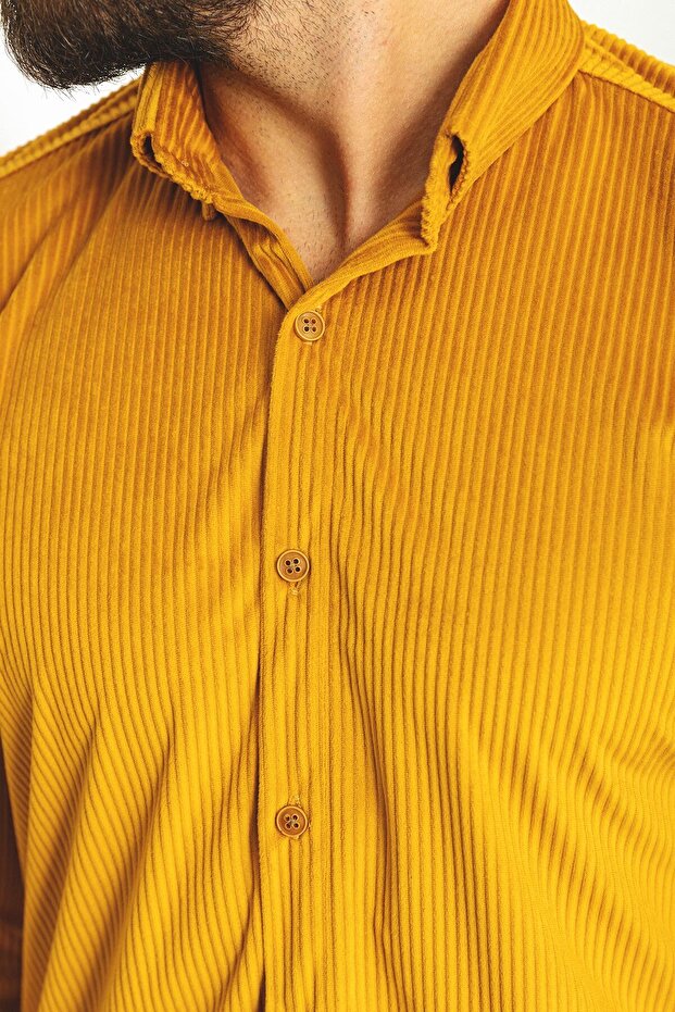 Gömlek Üstten Düğmeli - 5