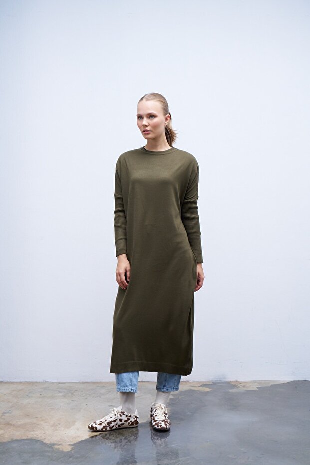 Basıc Triko Haki - 1