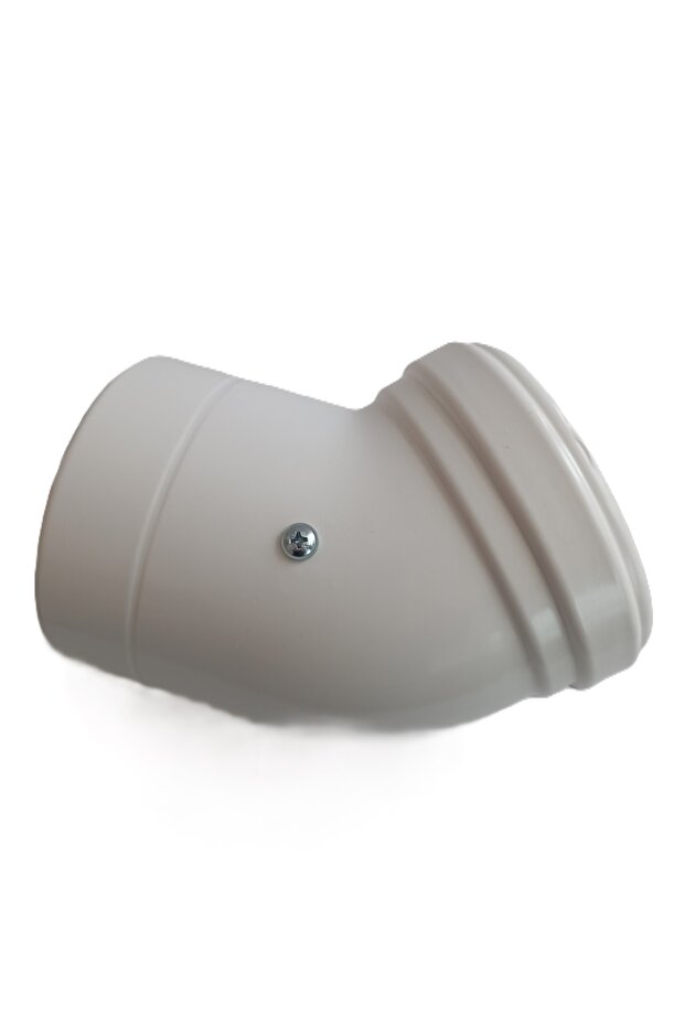 45 derece yoğuşmalı kombi baca dirseği baca dirsek - 5