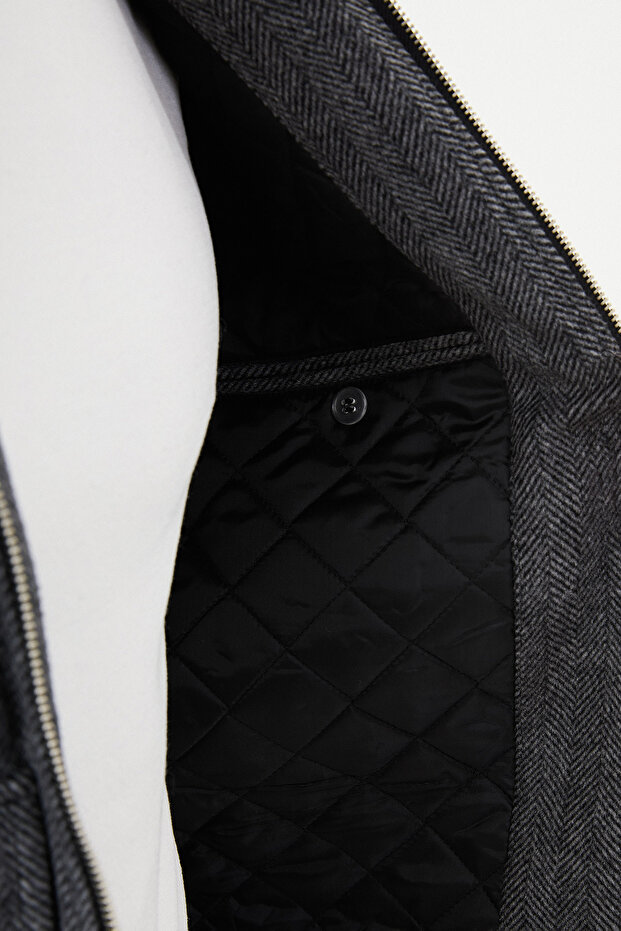 MONT GÖMLEK KÜRKLÜ YAKA - 5