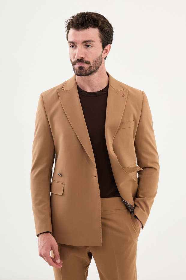 طقم بدلة بياقة مدببة - 4