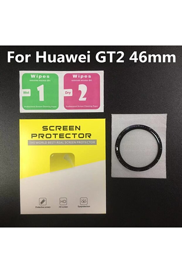 2PCS For Huawei GT2 46MM 20D Curved Edge Tempered Glass For Watch GT2 Pro GT3 GT 2 3 46MM Screen Pr