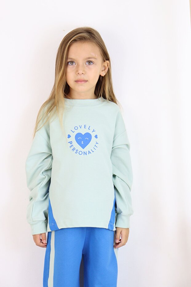 Kız Çocuk İspanyol Paça Basic Takım - 6