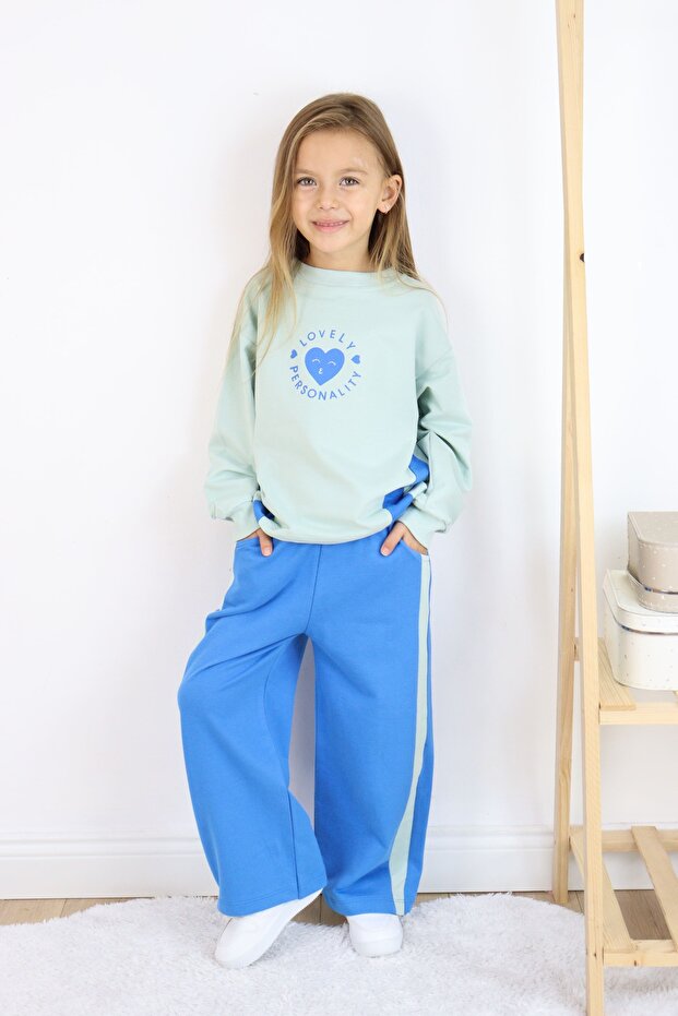 Kız Çocuk İspanyol Paça Basic Takım - 7